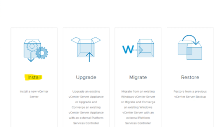 vCenter Server Appliance 7.0 Kurulumu